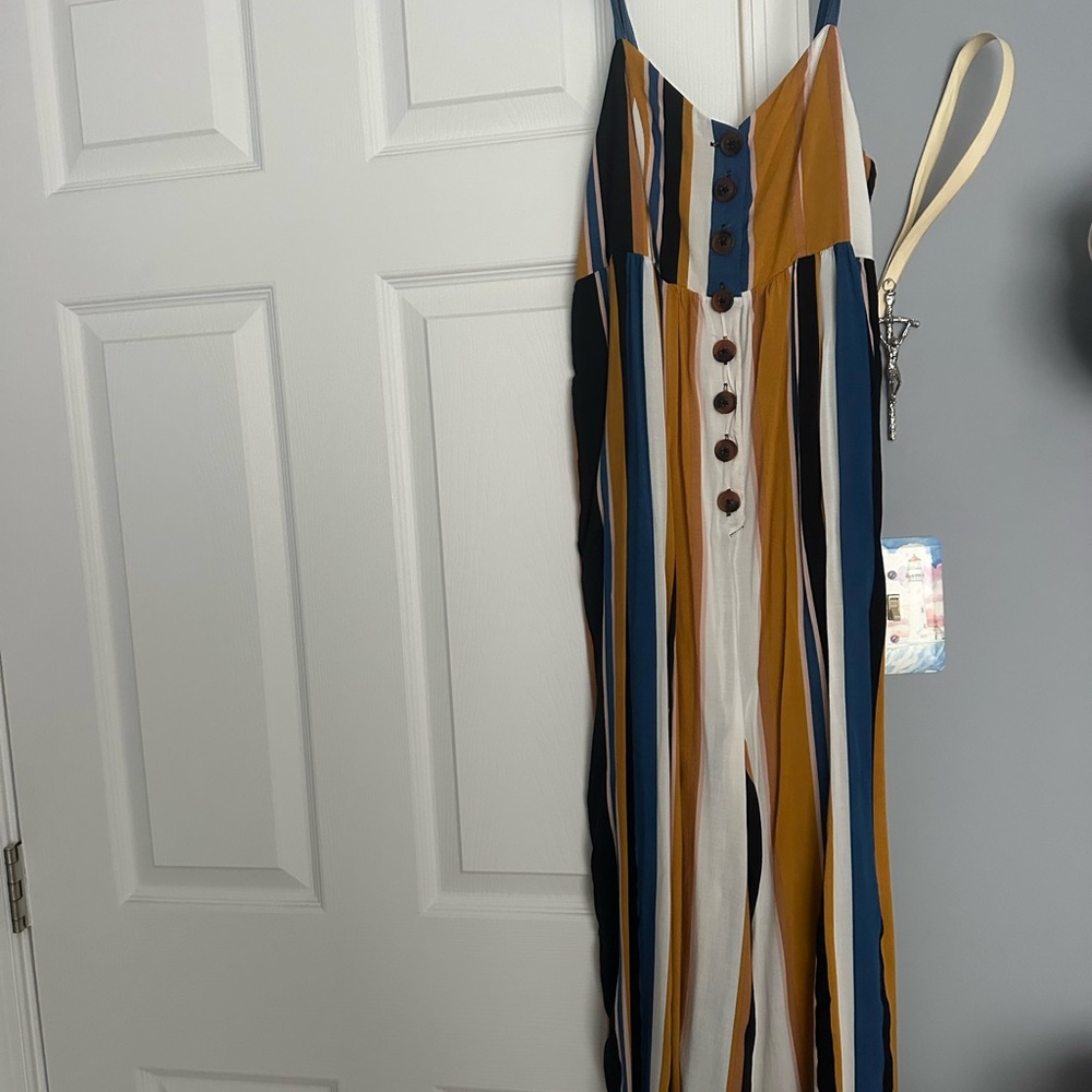 Urban Outfitters Multicolor Striped Jumpsuit